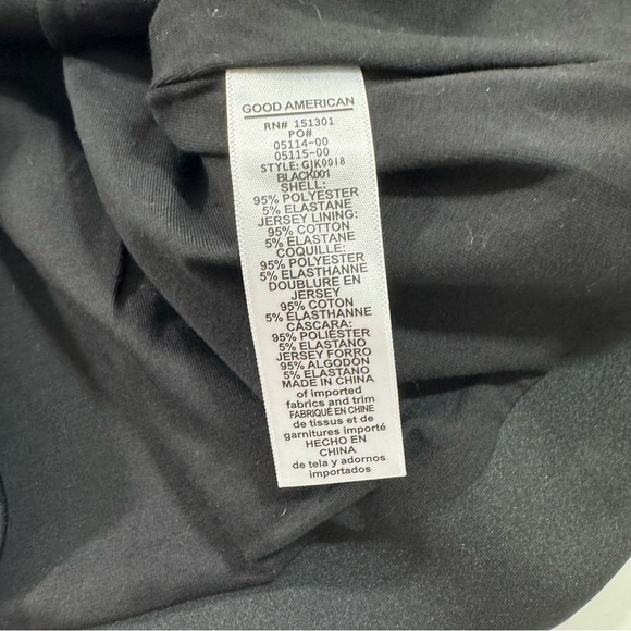 Good American Waisted Stretch Blazer Black Size 2 Medium - Picture 4 of 8